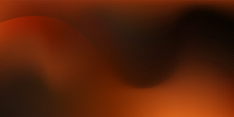 Grainy texture orange black colors gradient background, vector
