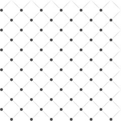 Flower shape pattern vector background