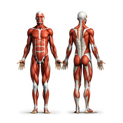Anatomy Of Human Muscular System Full Body