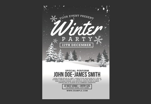 Winter Party Flyer