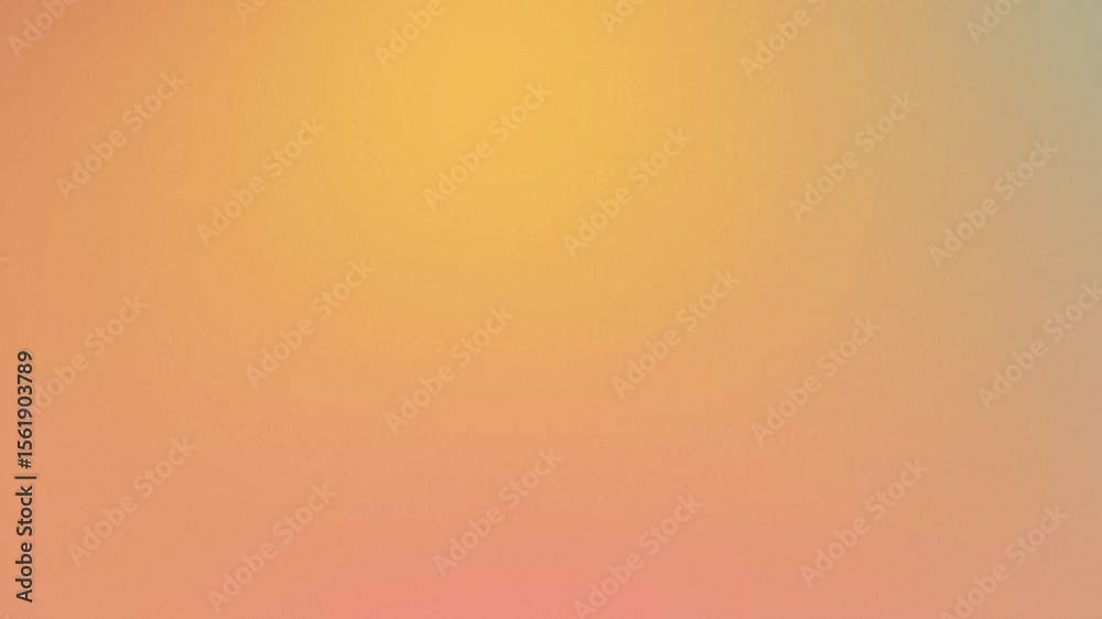 Poster Retro groovy colorful warm tone orange animation background, smooth blurry gradient loop