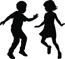 silhouette of a girl