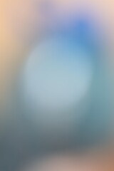 Abstract blue and orange gradient with soft focus light