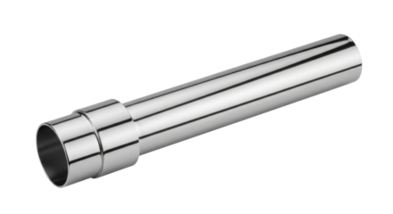 High quality glossy orange At symbol 3D render isolated on white background