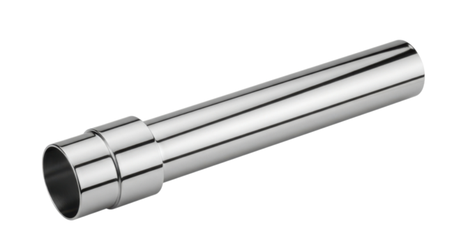 High quality glossy orange At symbol 3D render isolated on white background