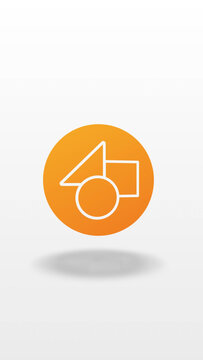 Spinning Text And Logo Reveal Vertical