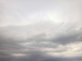 Obraz premium Dramatic clouds in the sky with black and white colours in mansoon season.