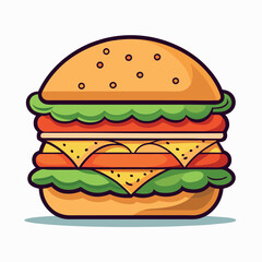 Fast food vector icon design