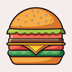 Fast food vector icon design