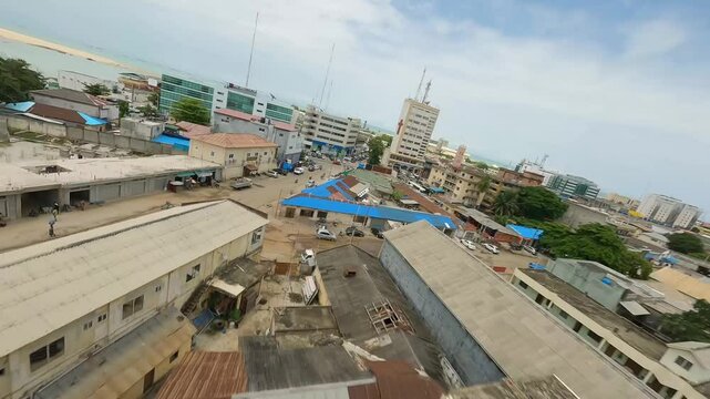 Afrique urbain Drone FPV