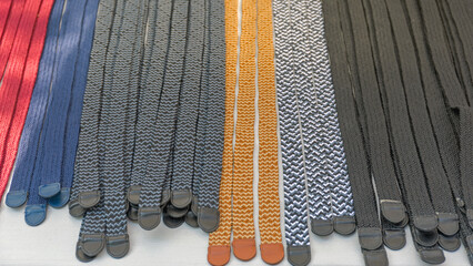 Unisex Braided Canvas Belts Waistband Fashion Accessory