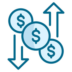 Cash Flow Risk Icon
