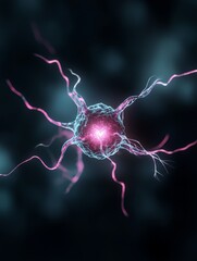 Thrilling Portrayal of Particle Physics in Abstract Art Style