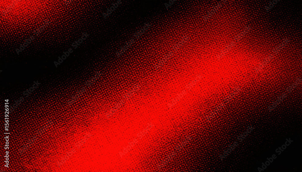 Wall mural black and red abstract grunge texture with halftone pattern