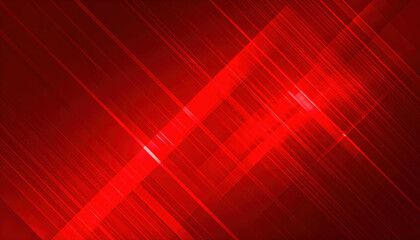Fototapeta premium Abstract red background with dynamic lines creating vibrant atmosphere