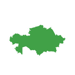 Fototapeta premium Kazakhstan Map Boundary