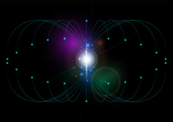 Abstract Particle Radiation Burst.