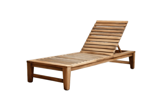 Wooden Sun Lounger