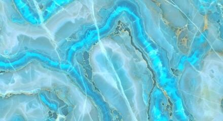 Naklejka premium Stunning Teal and White Marble Texture High-Resolution Background Image