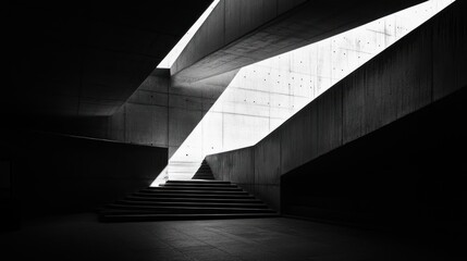 Fototapeta premium Abstract concrete interior (1)