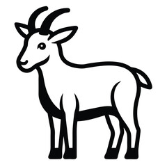 Adorable Goat Illustration