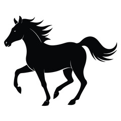 Running Horse Silhouette