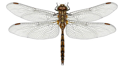 Isolated Dragonfly