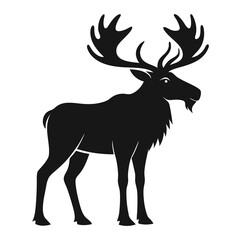 Obraz premium Majestic Moose Silhouette