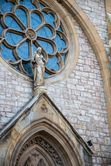 The Sacred Heart Cathedral, Statue of Jesus in Sarajevo