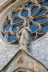 The Sacred Heart Cathedral, Statue of Jesus in Sarajevo