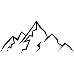 Mountain Silhouette Illustration