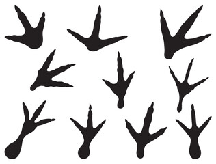 TURKEY FOOTPRINT SILHOUETTE