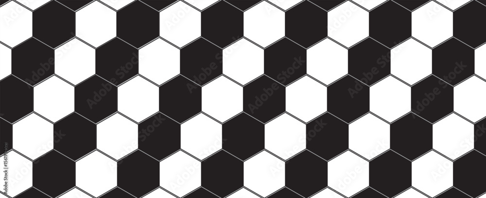 Poster Modern white background textured with abstract hexagon pattern.vector