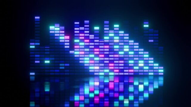 Vibrant Audio Spectrum LED Equalizer Loop
