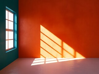 Vibrant Room Sunlight Color and Architectural Design