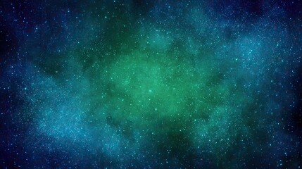 Fototapeta premium Dark night sky with northern lights glowing in green and blue shades, creating an enchanting backdrop perfect for product presentation, blending natural wonder with captivating celestial beauty.