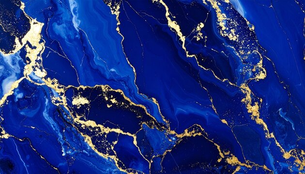 ラピスラズリの質感を表現した抽象的な背景素材