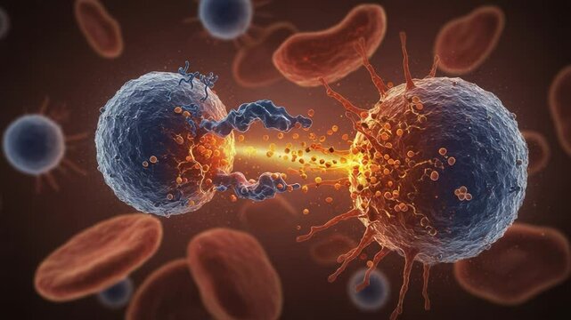 Exploring the Interaction Between Immune Cells and Pathogens in the Human Body