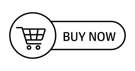 Buy Now icon. Shopping and add to cart button