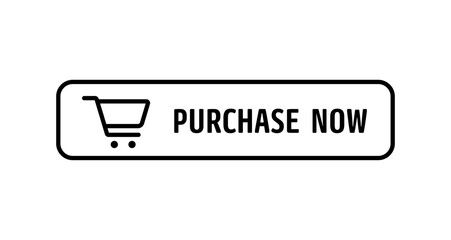 Purchase Now icon. Shopping and add to cart button