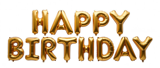 Happy birthday balloons gold color create festive atmosphere for celebrations. Perfect for parties and special occasions, these decorations add