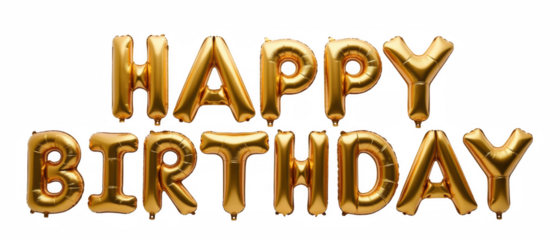 Happy birthday balloons gold color create festive atmosphere for celebrations. Perfect for parties and special occasions, these decorations add