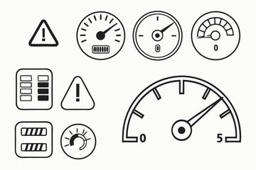 Obraz premium set of clocks