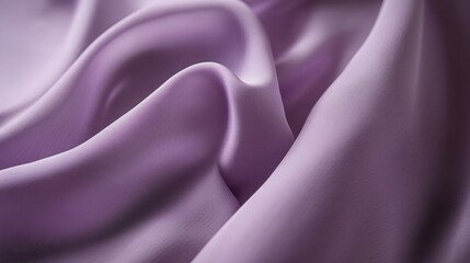 Soft lavender TENCEL lyocell fabric displays a silky texture when illuminated by studio lighting