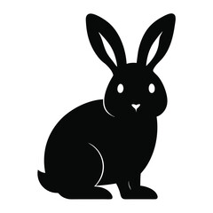 Silhouette of a Rabbit