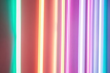 Neon light linear lights background