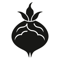 Simple Beetroot Vegetable Icon