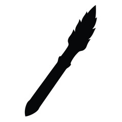 Asparagus Spear Server Silhouette