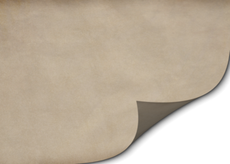 Efeito página dobrada. Fundo transparente. Efeito papel envelhecido. Arte ilustração para cartão, banner, flyer, montagens no photoshop. 