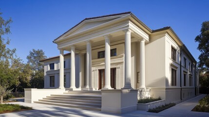 Neoclassical Mansion: Architectural Grandeur